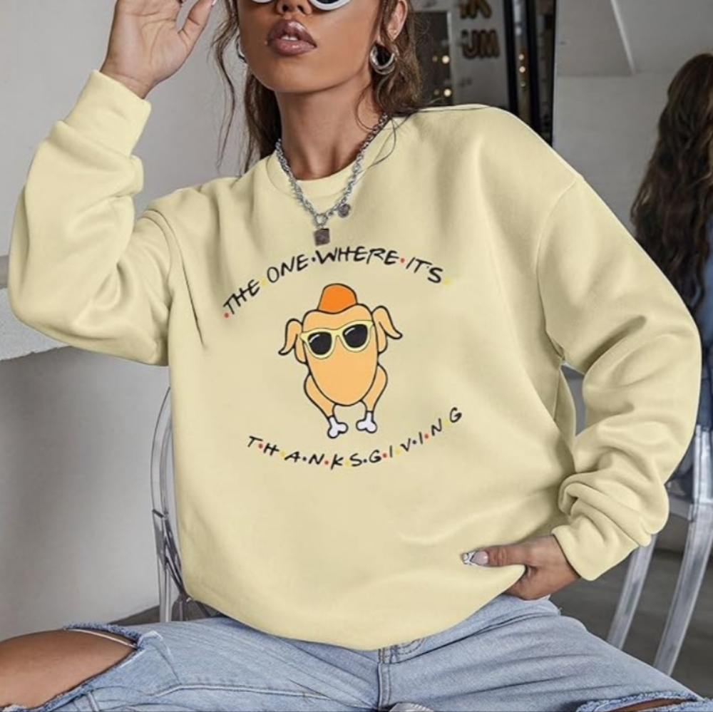 Friends The One Where It's Thanksgiving Sweatshirt